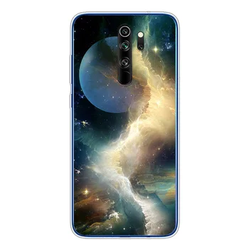 Mehko TPU Silikon Pokrov Prostora za galaxy vesolju Za Xiaomi Redmi Opomba 9 9S 8T 8 7 6 5 5 4 4 Pro Max Primeru Telefon