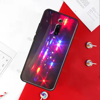 Policijskih Avtomobilov, Luči Ponoči Kritje Za Xiaomi Mi 11 Lite Ultra 10T Pro Mi Opomba 10 Lite Primeru Telefon Za POCO F3 M3 X3 Pro